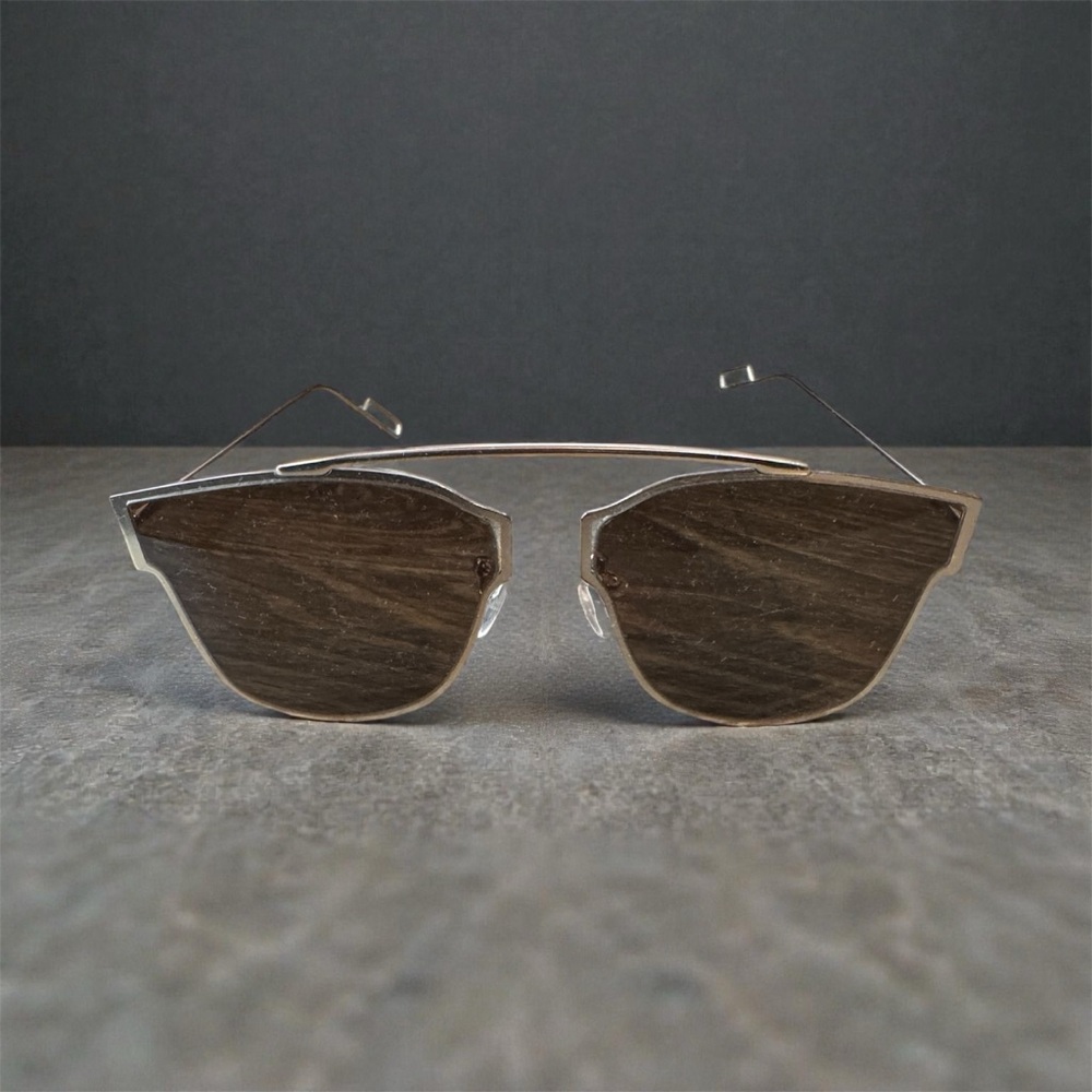 Stylish Gold and Brown Sunglasses